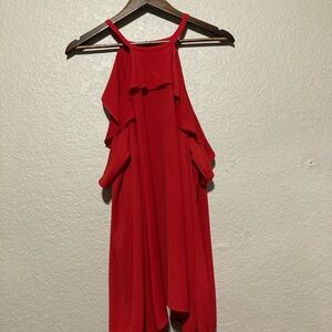 MICHAEL Michael Kors Asymmetrical Red Dress